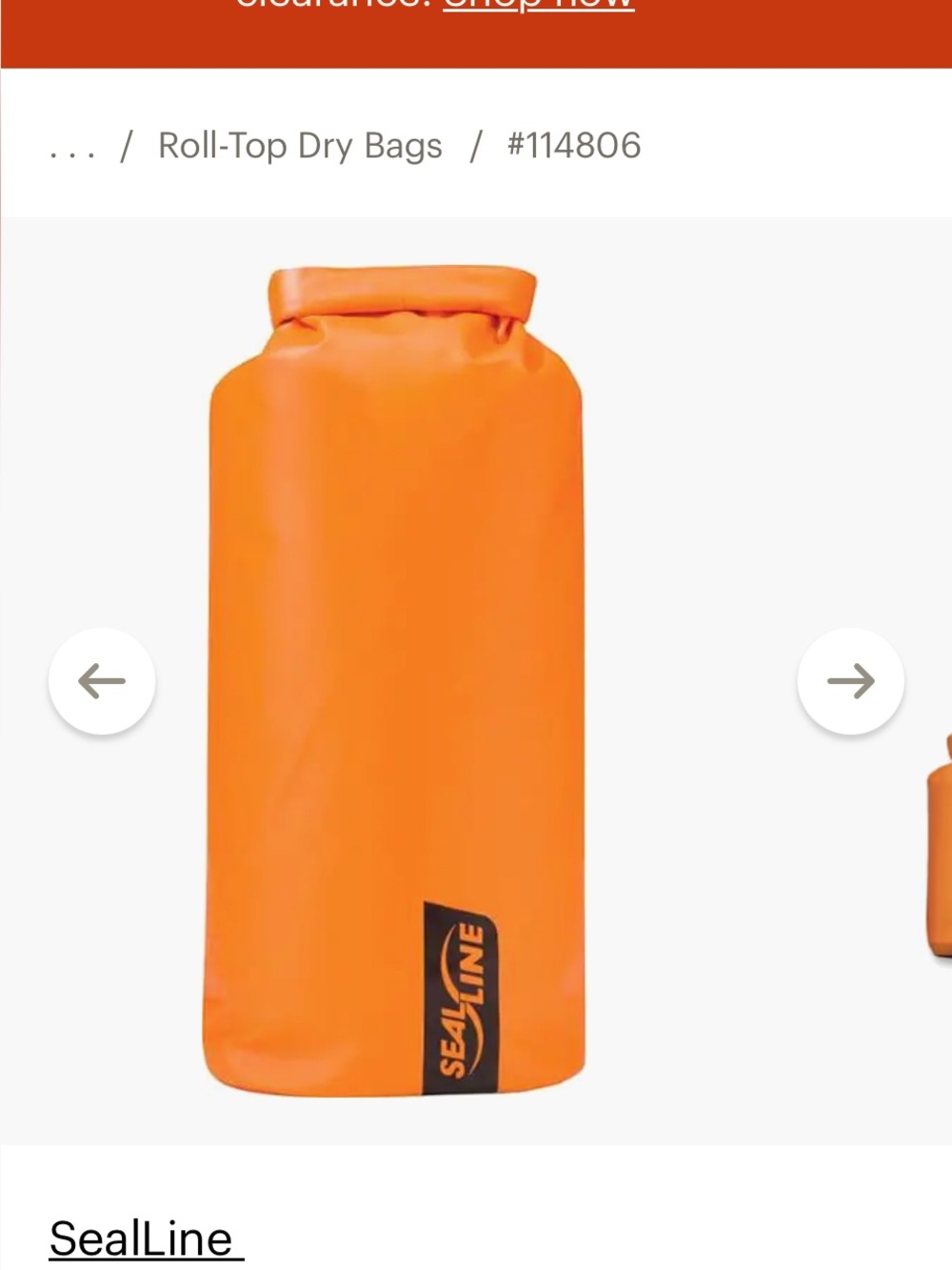 Seal Line 50L NWT